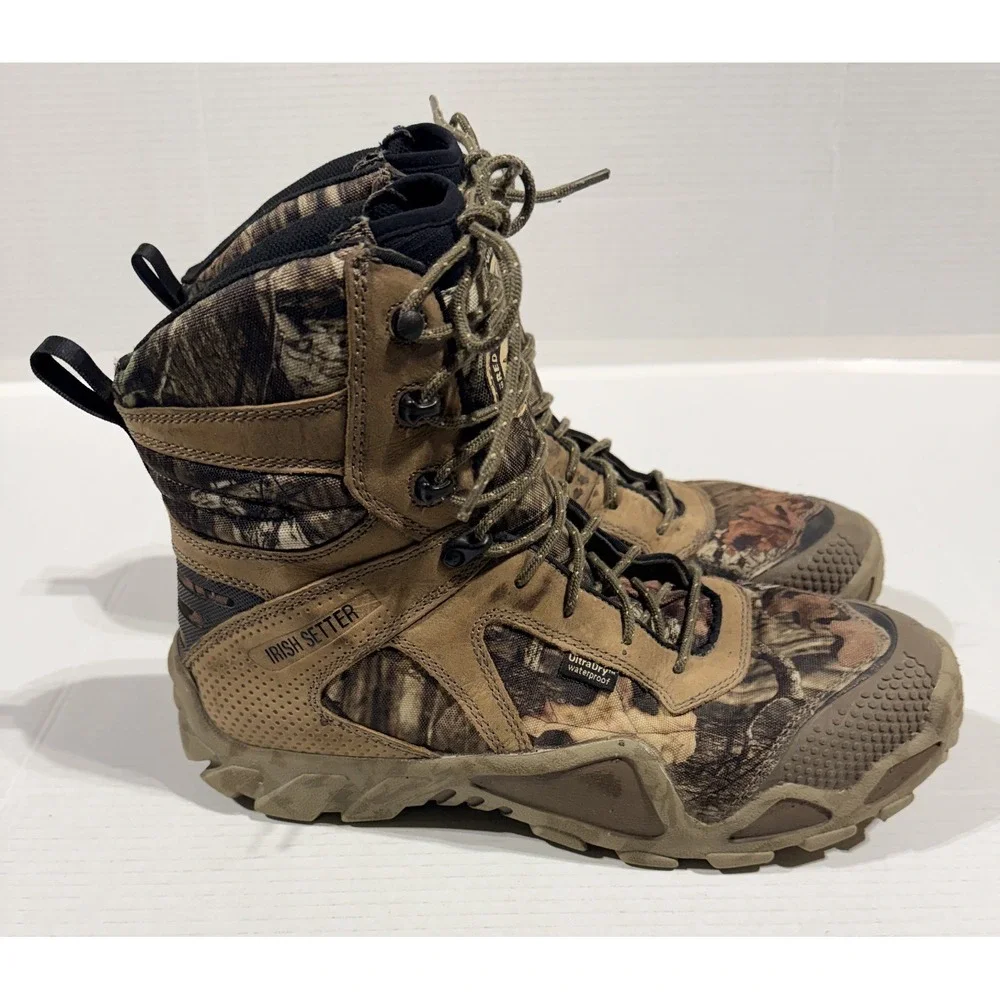 RED WING Irish Setter Hunt 2874 - Men's Waterproof Camo Hunting Boots -Size 13 D